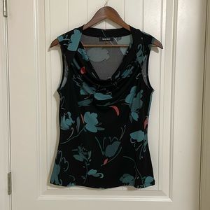 Nine West Sleeveless Cowl Neck Blouse